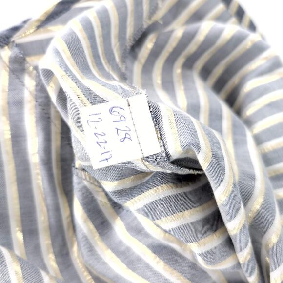 Anthropologie Eva Franco SAMPLE PIECE Marin Striped Blouse Top - Women's Size 6 - Picture 6 of 13